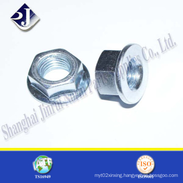 SGS Hex Flange Nut for Automobile Zinc Plated